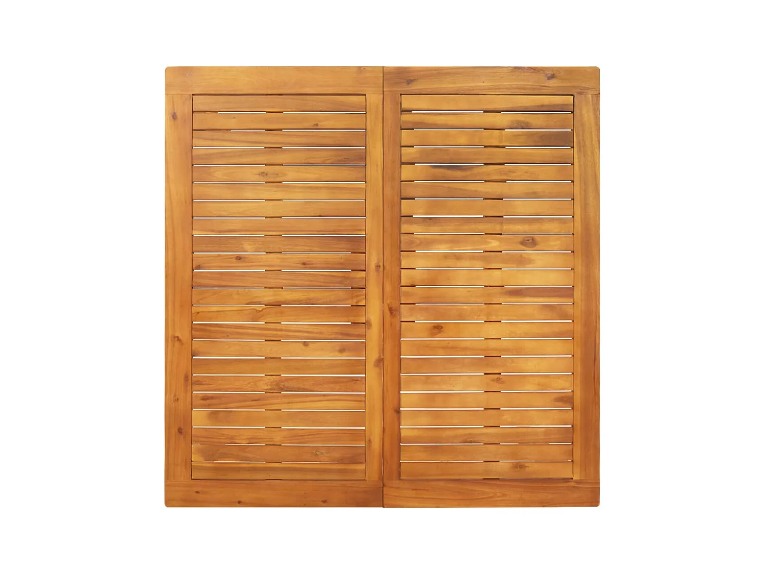 Tuintafel 110x110x75 cm massief acaciahout