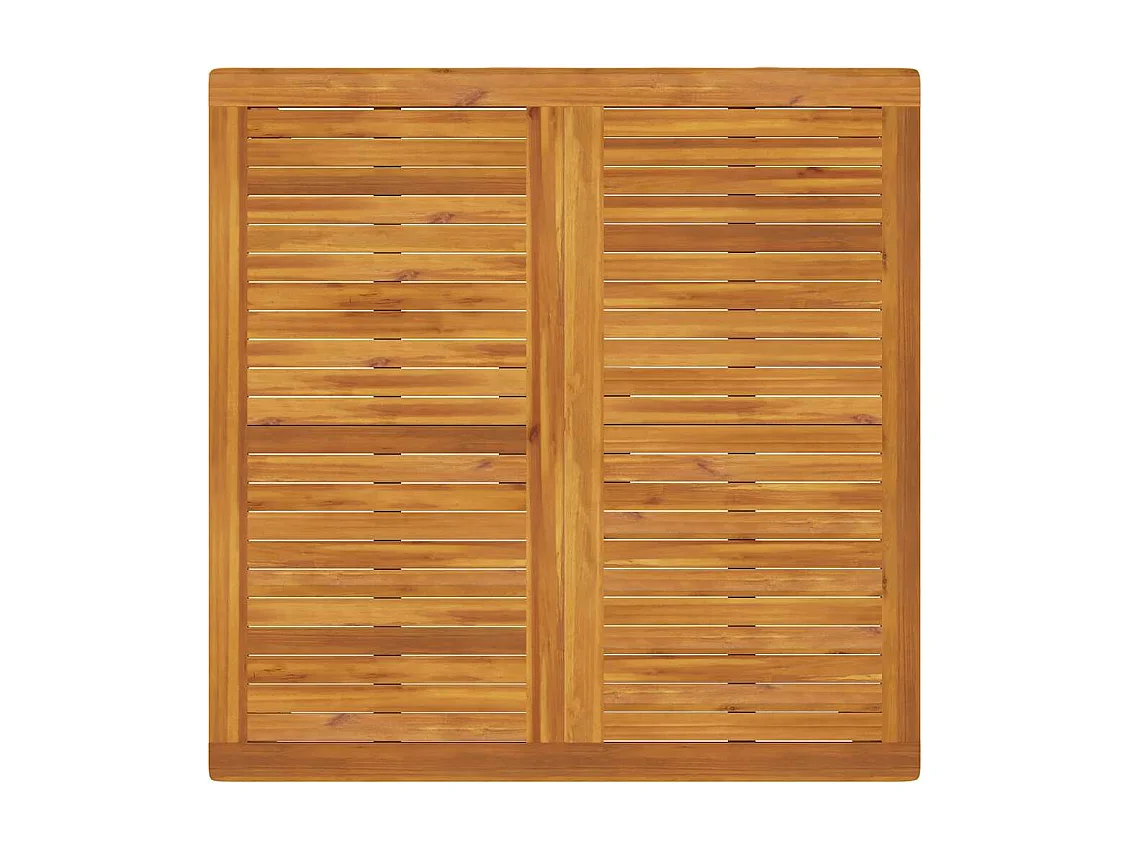 Tuintafel 110x110x75 cm massief acaciahout