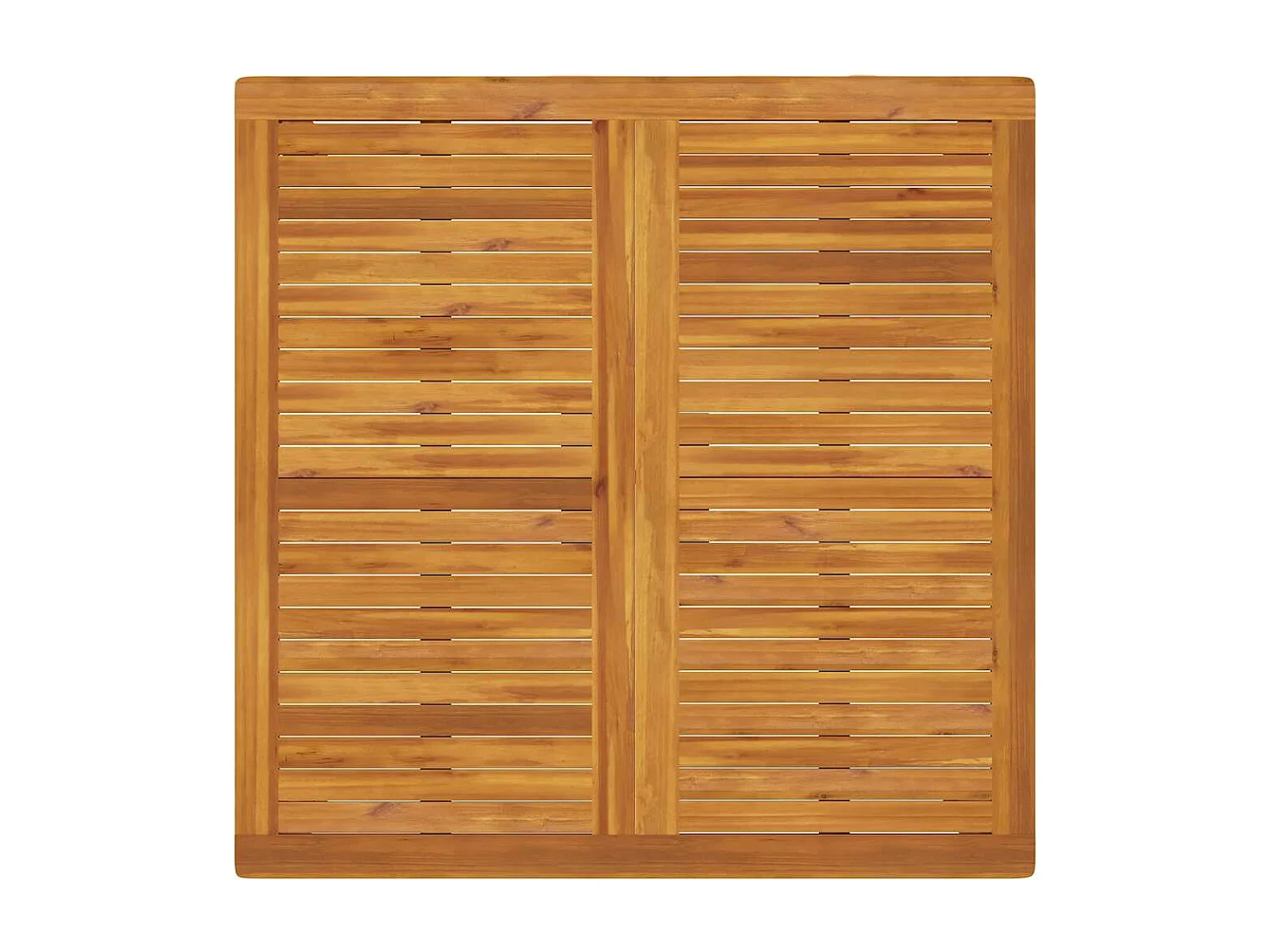 Tuintafel 110x110x75 cm massief acaciahout