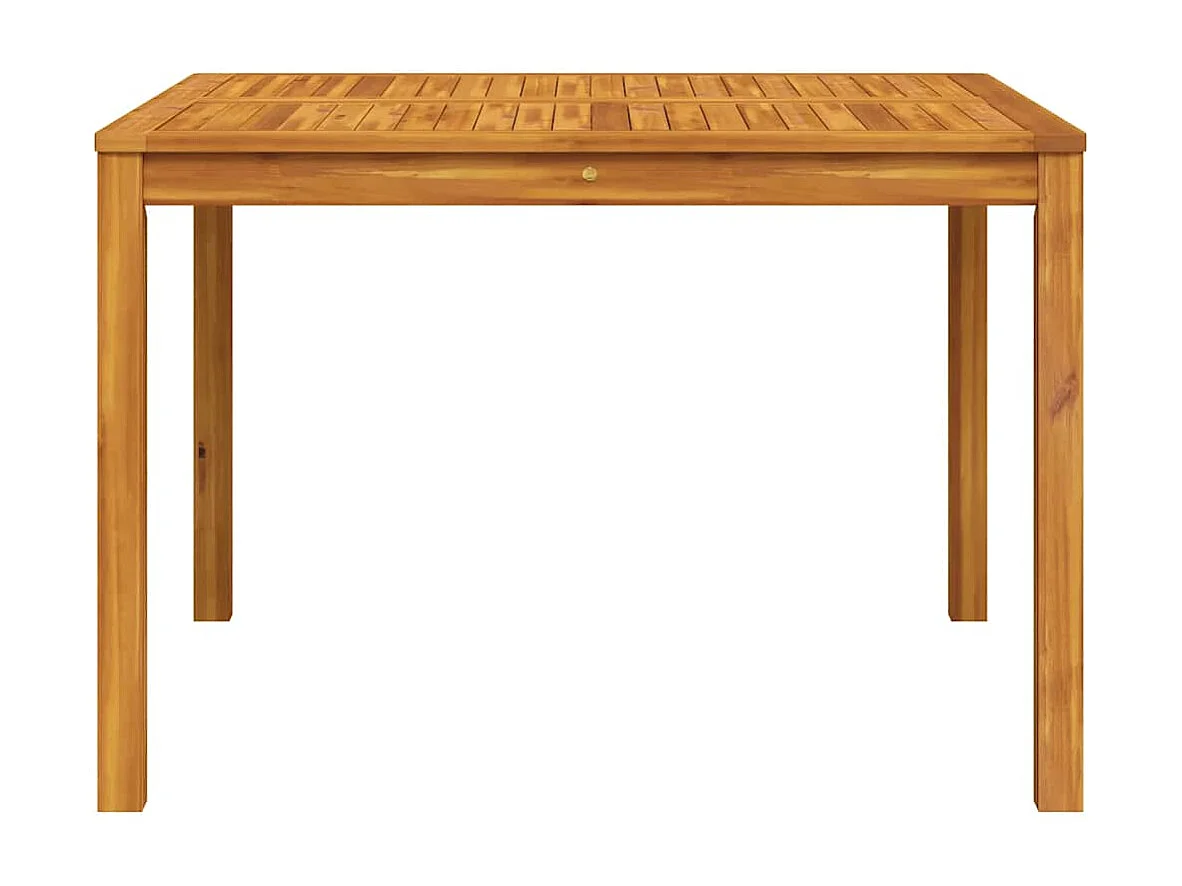 Table à manger de jardin 110x110x75 cm bois d'acacia massif