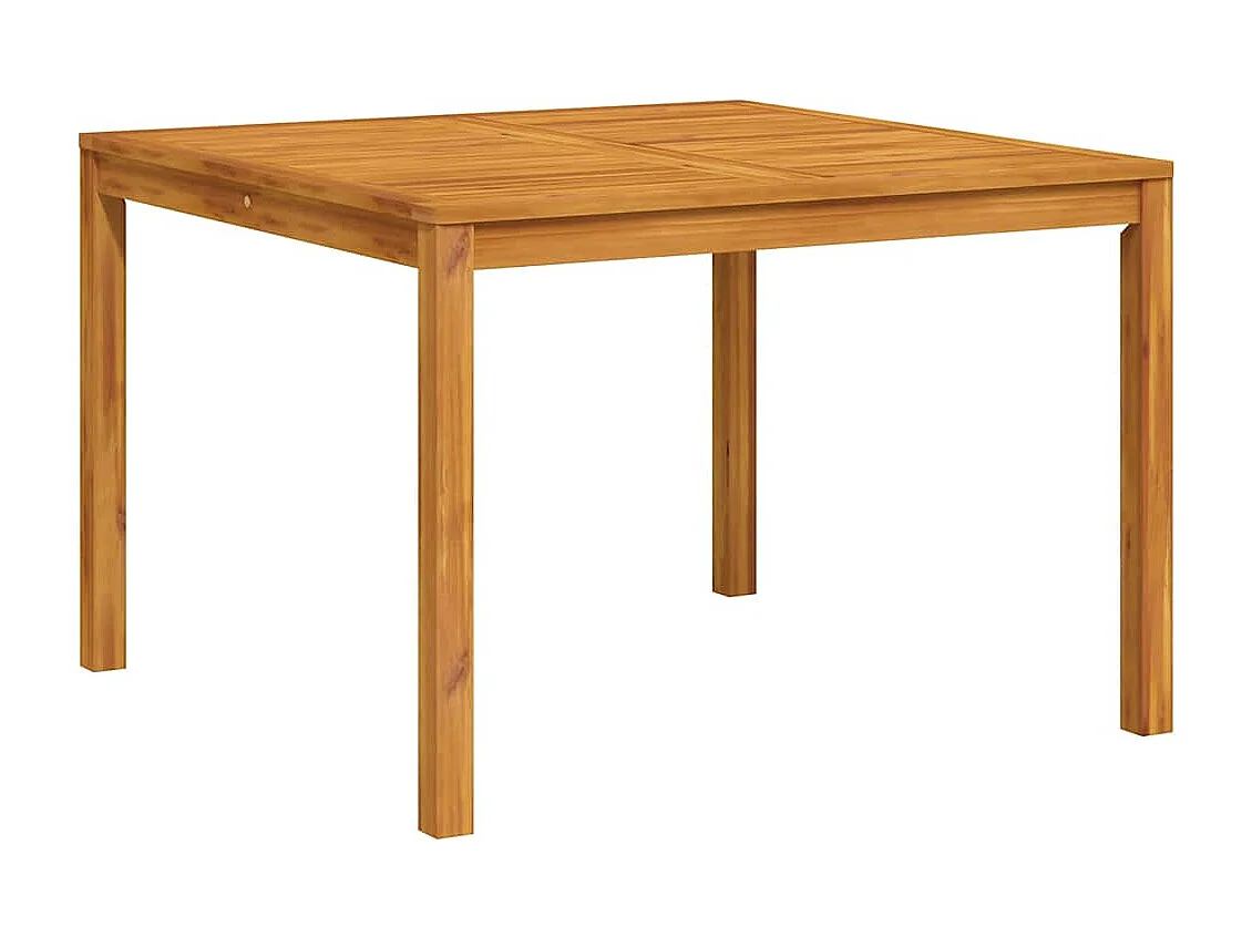 Table à manger de jardin 110x110x75 cm bois d'acacia massif