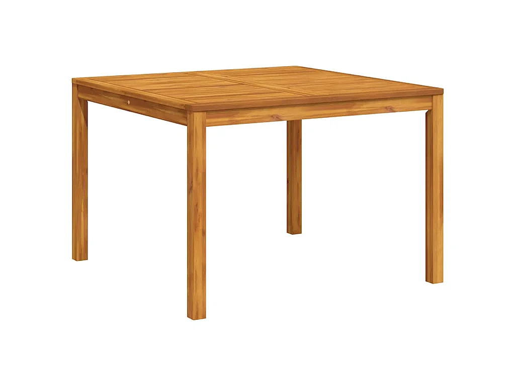 Table à manger de jardin 110x110x75 cm bois d'acacia massif