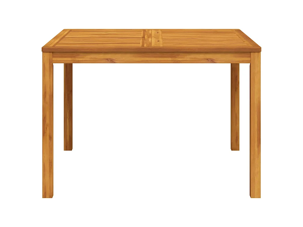 Table à manger de jardin 110x110x75 cm bois d'acacia massif