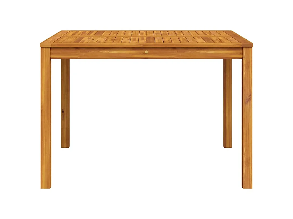 Table à manger de jardin 110x110x75 cm bois d'acacia massif