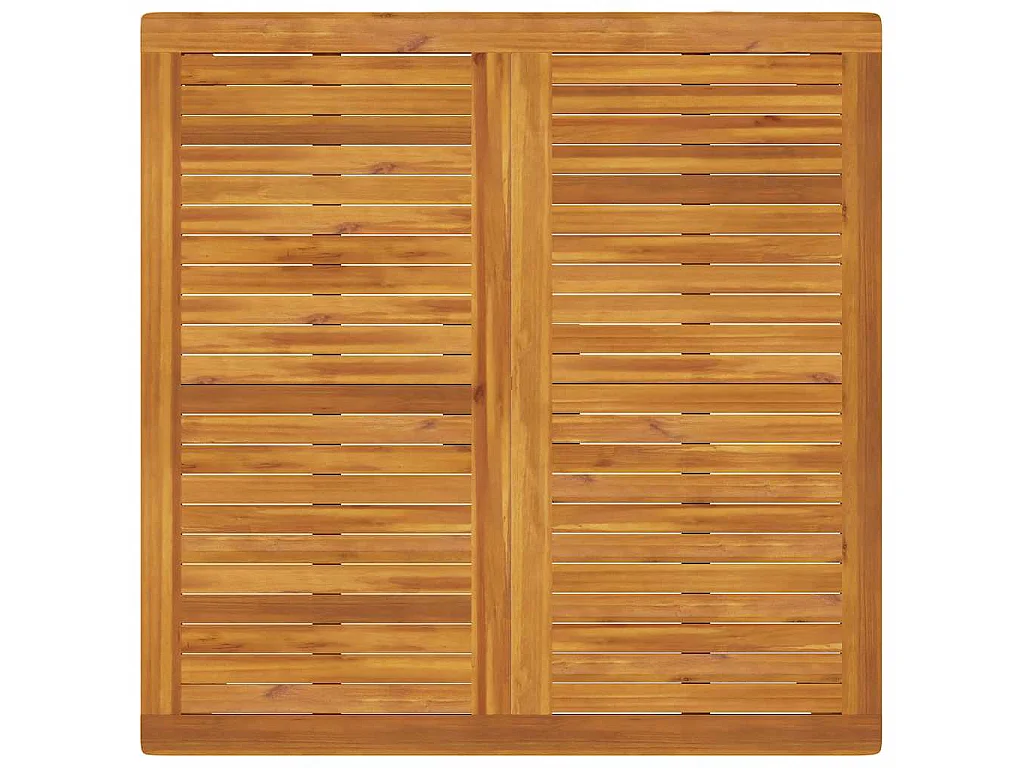 Table à manger de jardin 110x110x75 cm bois d'acacia massif