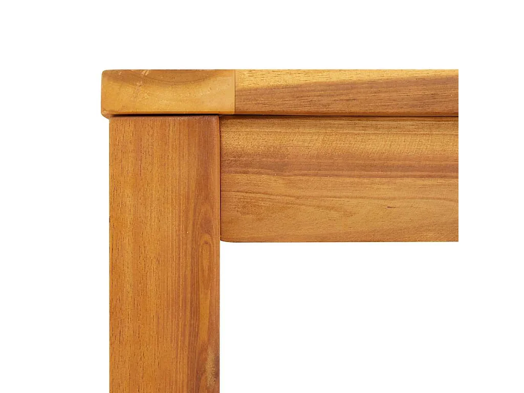 Table à manger de jardin 110x110x75 cm bois d'acacia massif