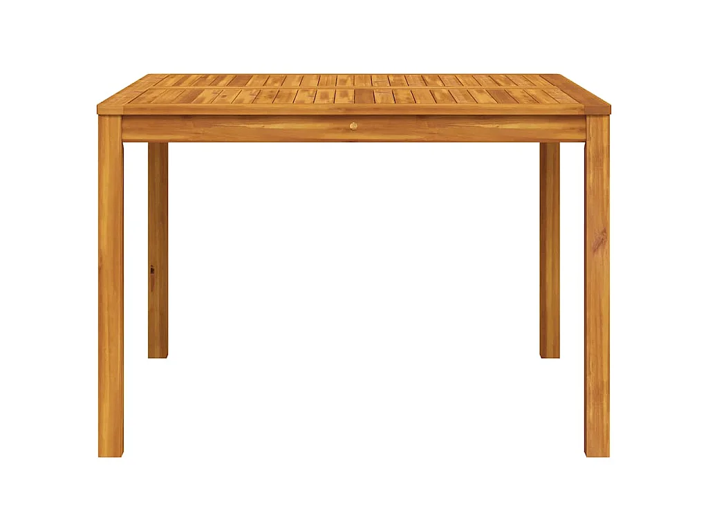 Table à manger de jardin 110x110x75 cm bois d'acacia massif