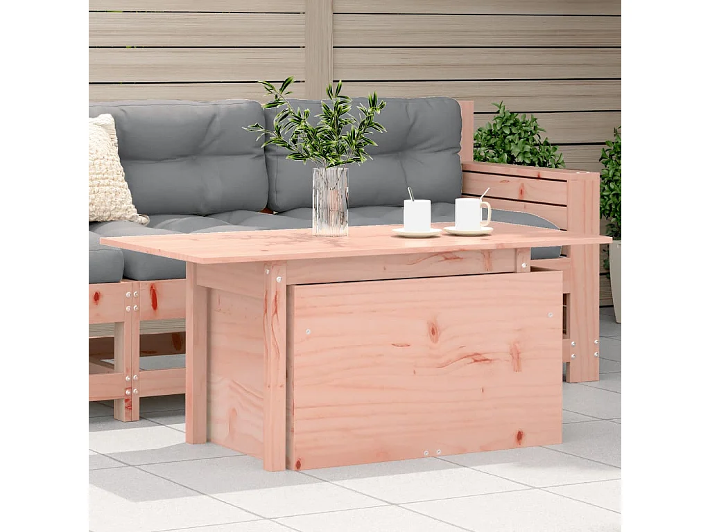 Table de jardin 100x50x75 cm bois massif de douglas