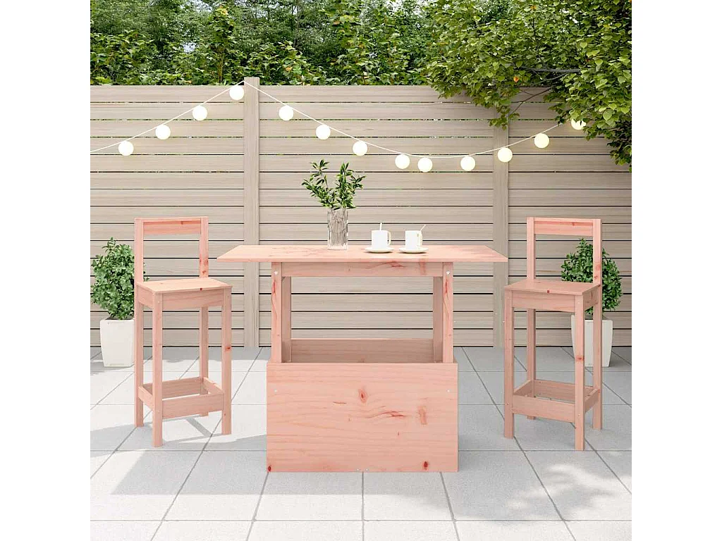Table de jardin 100x50x75 cm bois massif de douglas