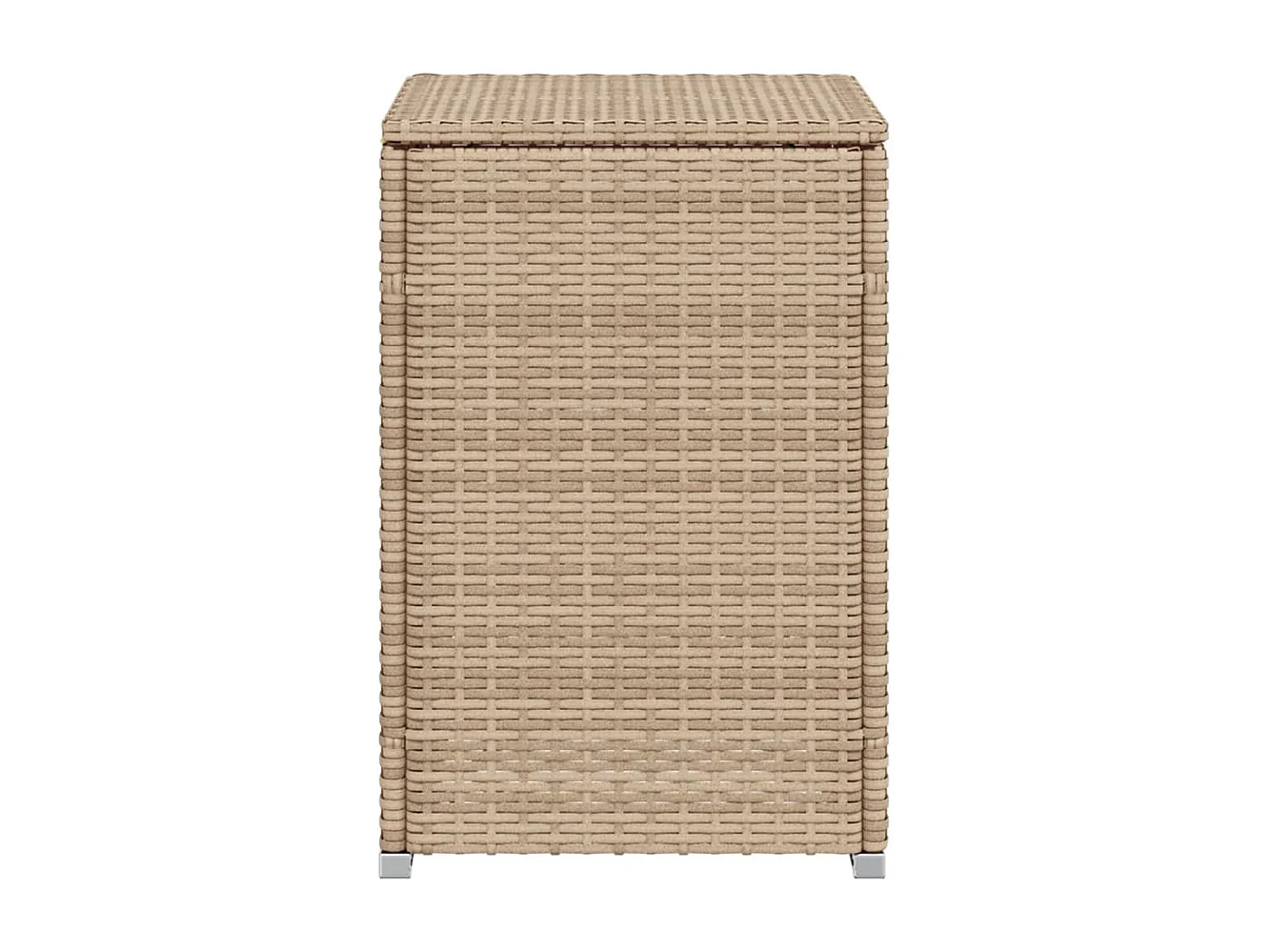 Afdekkast voor propaangasfles 40x40x60 cm Poly Rattan beige