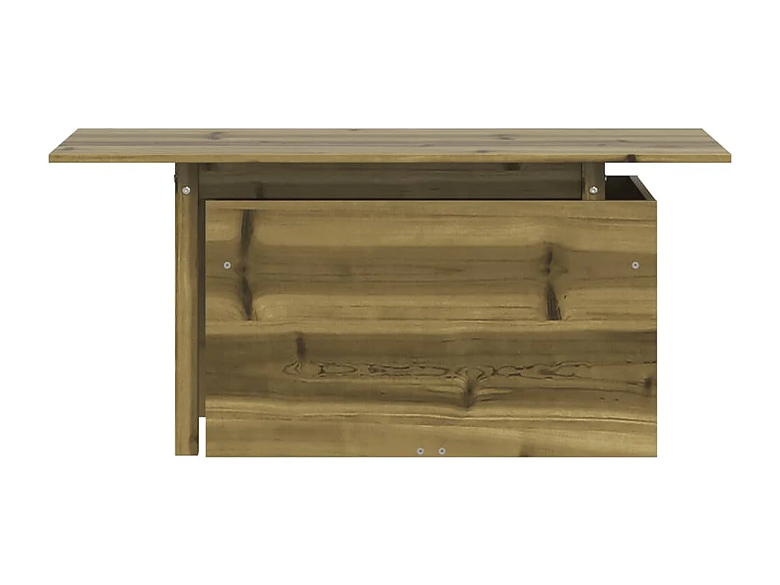 Tavolo da Giardino 100x50x75 cm in Legno Impregnato di Pino