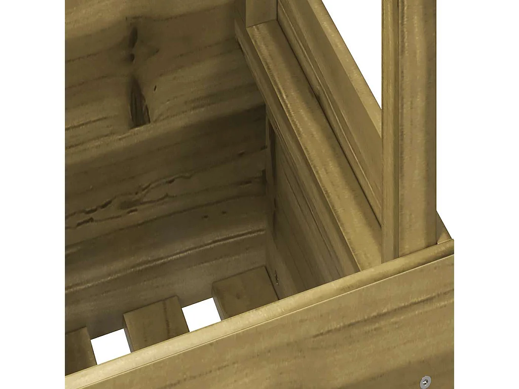 Tavolo da Giardino 100x50x75 cm in Legno Impregnato di Pino