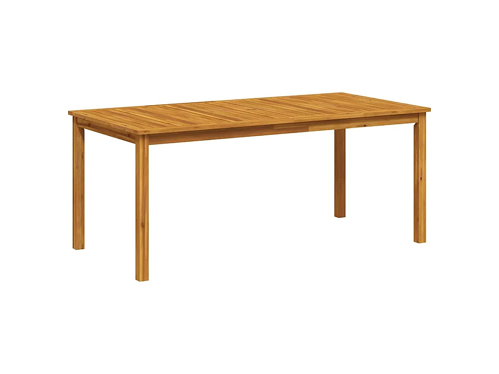 Tavolo da Pranzo da Giardino 180x90x75 cm Legno Massello Acacia