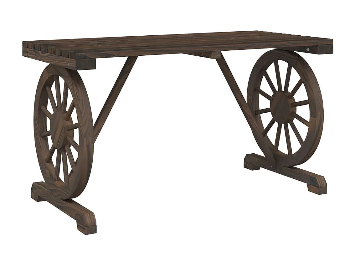 Table de jardin 115x55x65 cm bois de sapin massif