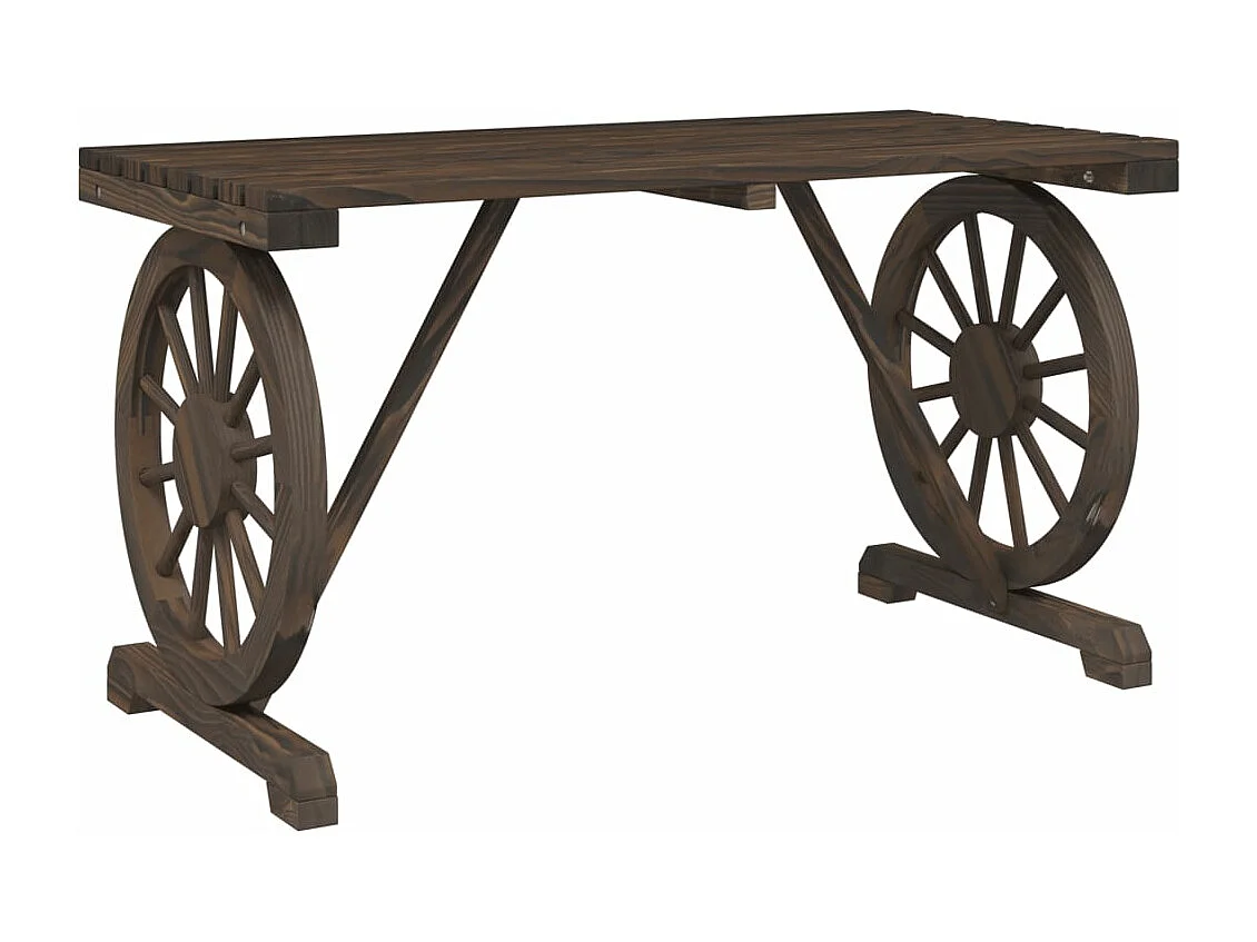 Table de jardin 115x55x65 cm bois de sapin massif