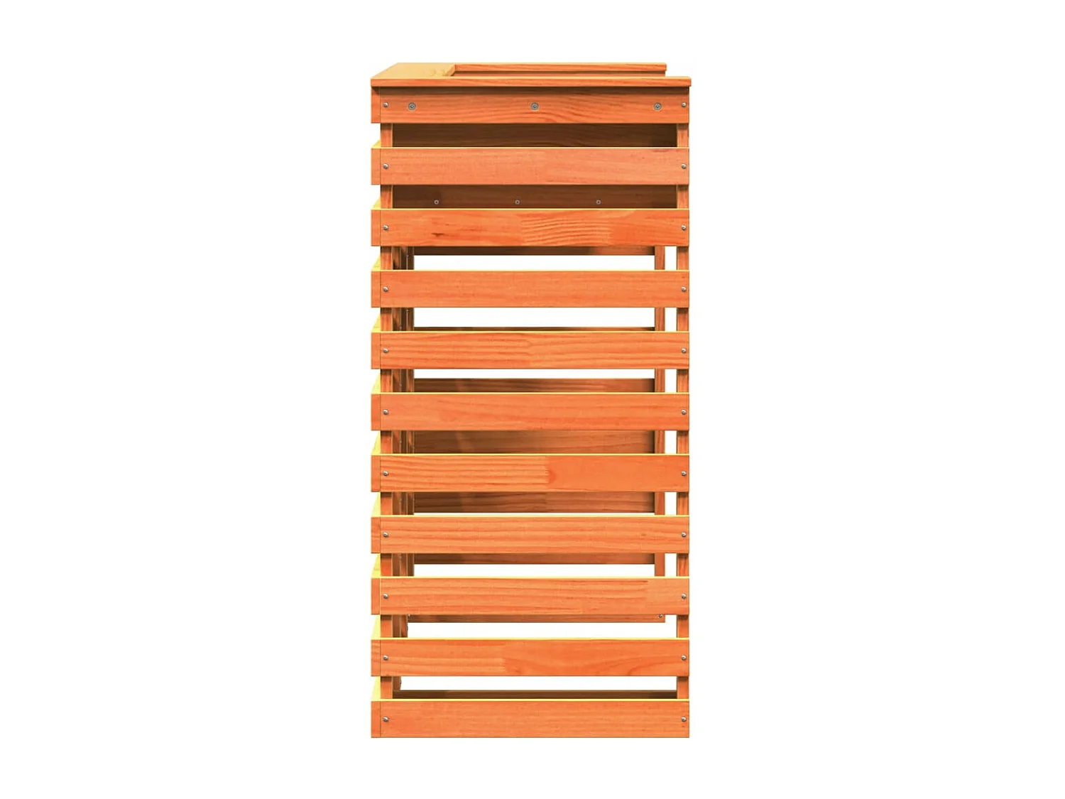 Gartenbar Wachsbraun 113,5x50x103 cm Massivholz Kiefer