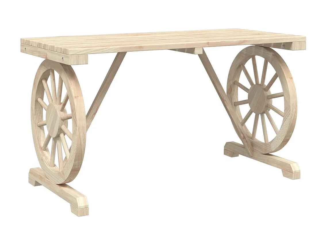 Tuintafel 115x55x65 cm massief vurenhout