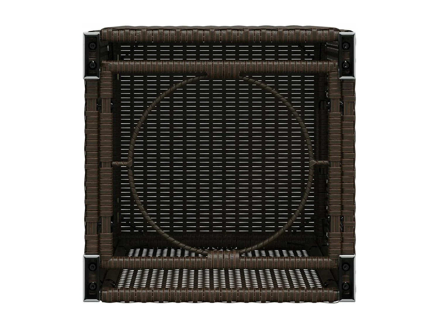 Table de couverture de bouteille de propane marron 40x40x60 cm