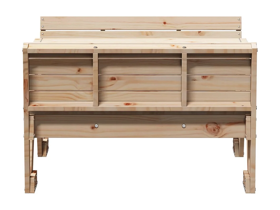 Mesa de piquenique para crianças 88x122x58 cm pinho maciço