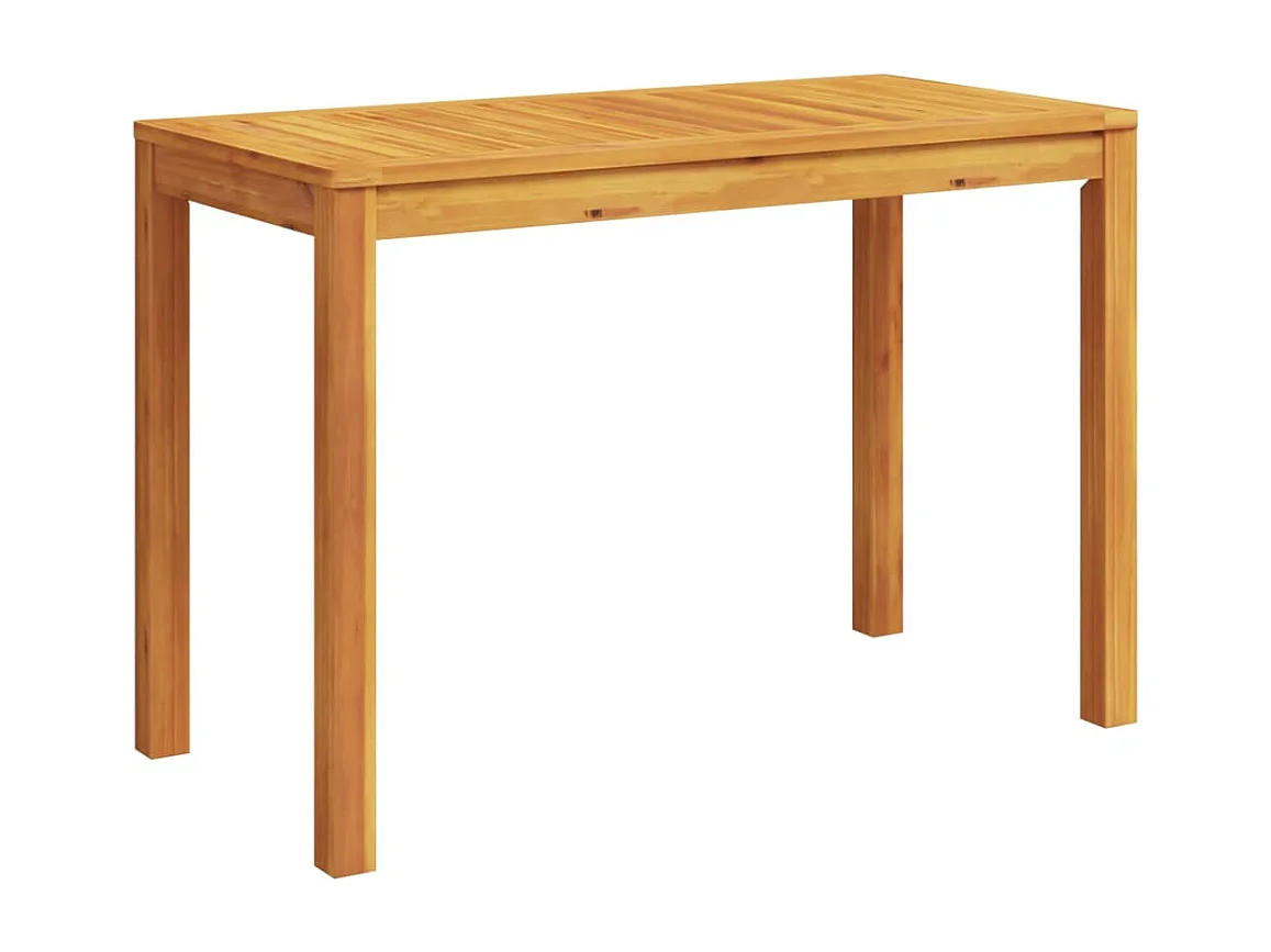 Garten-Esstisch 110x55x75 cm Massivholz Akazie