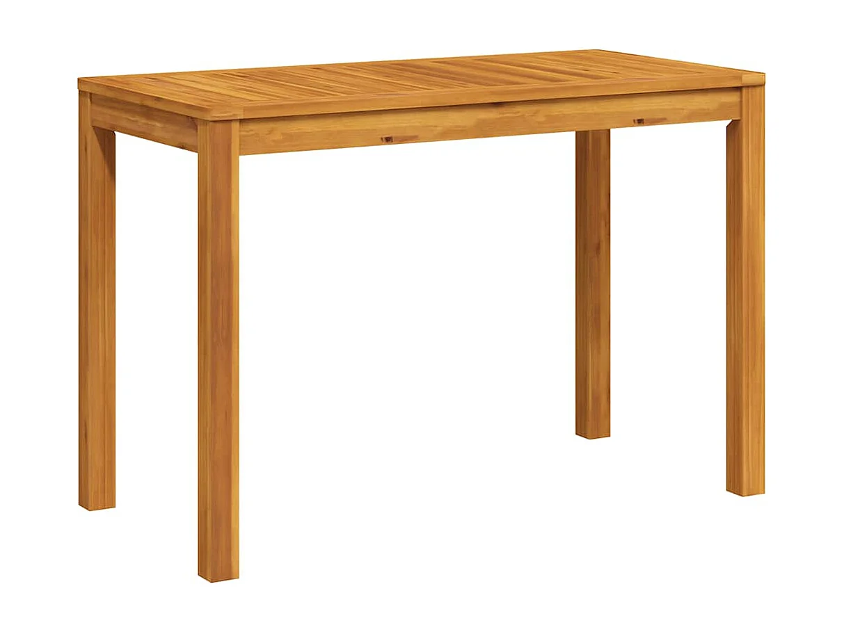 Tavolo da Pranzo da Giardino 110x55x75 cm Legno Massello Acacia