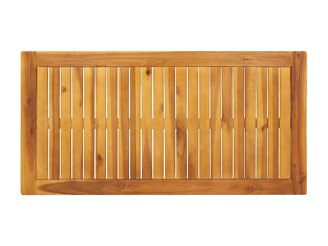 Tavolo da Pranzo da Giardino 110x55x75 cm Legno Massello Acacia