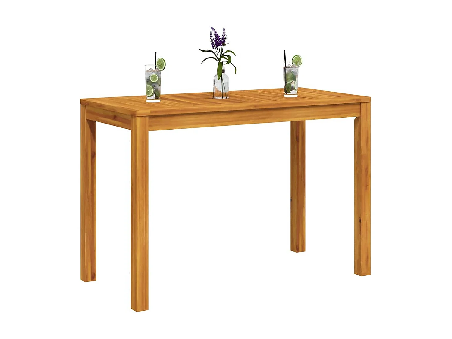 Tavolo da Pranzo da Giardino 110x55x75 cm Legno Massello Acacia