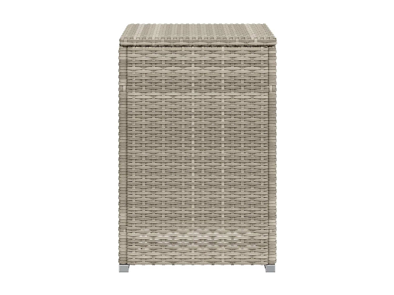 Tavolo Serbatoio Propano Grigio Chiaro 40x40x60 cm Polyrattan