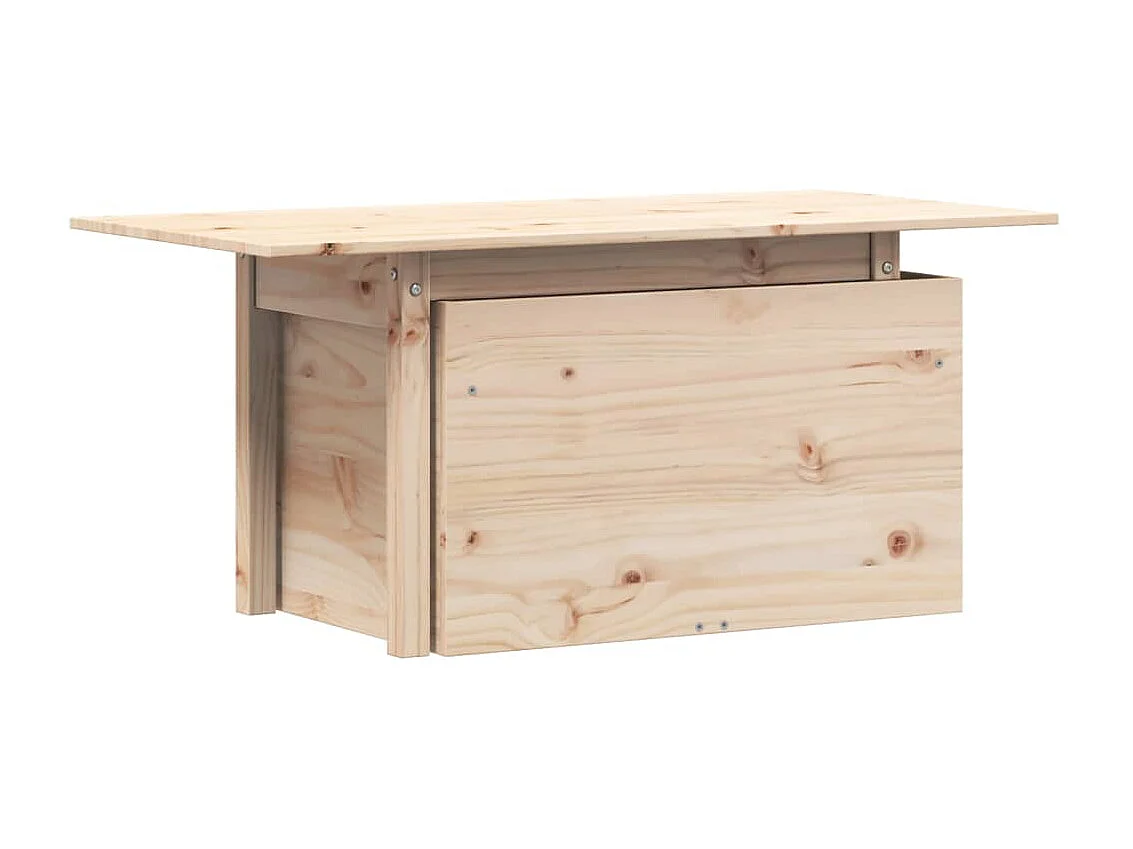 Table de jardin 100x50x75 cm bois massif de pin