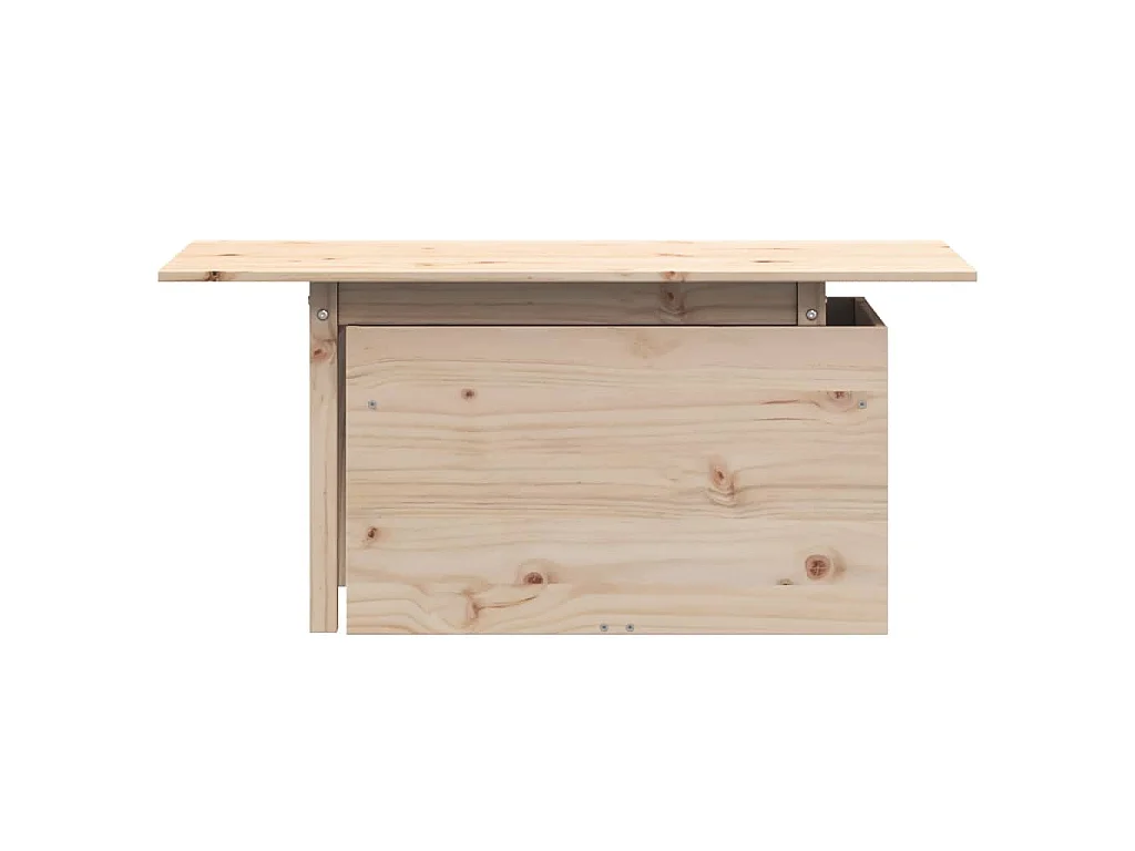 Table de jardin 100x50x75 cm bois massif de pin