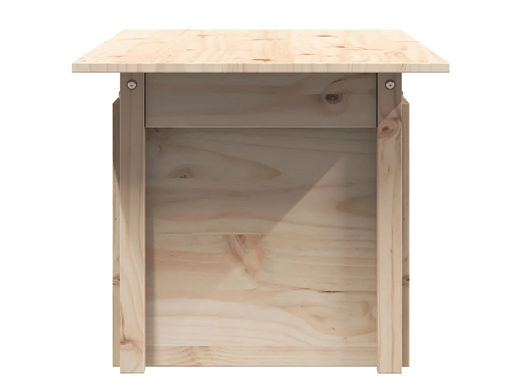 Table de jardin 100x50x75 cm bois massif de pin