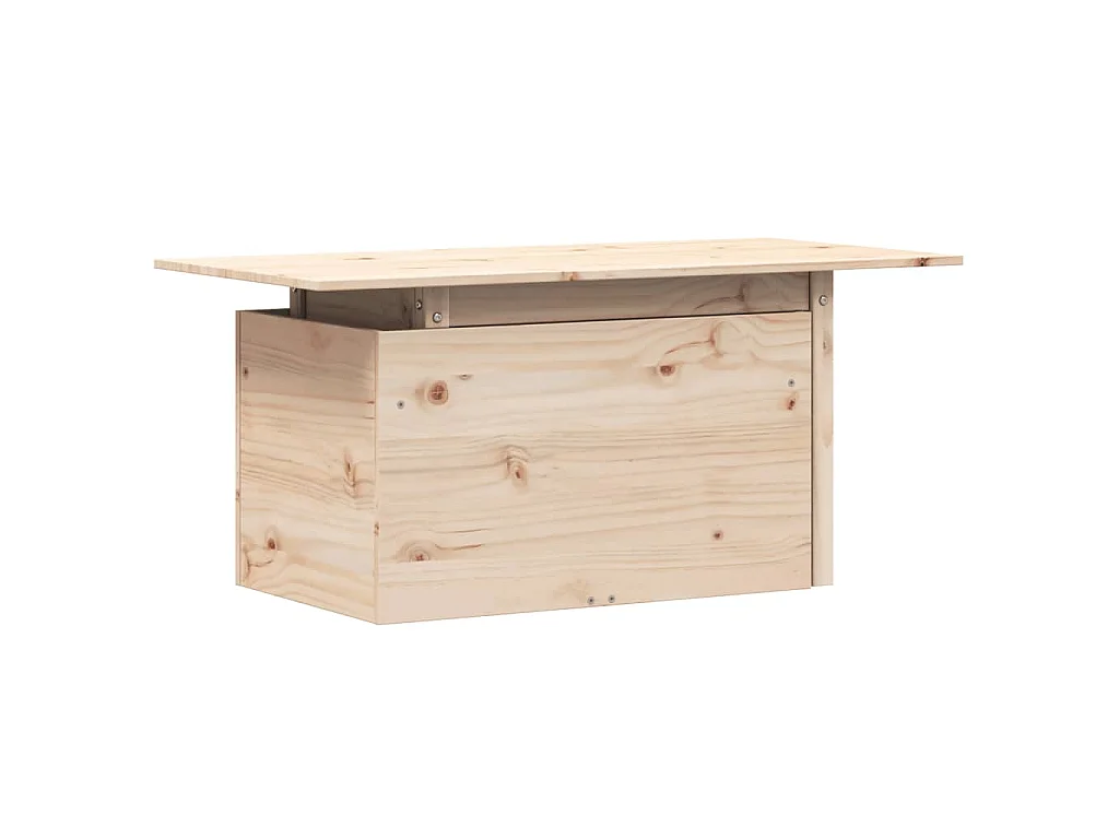 Gartentisch 100x50x75 cm Massivholz Kiefer