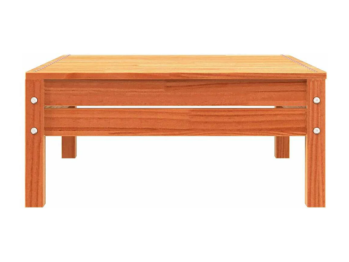 Canapé de jardin avec coussins et repose-pied 2 places