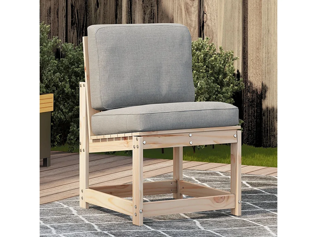Tuinstoel 50,5x55x77 cm massief grenenhout