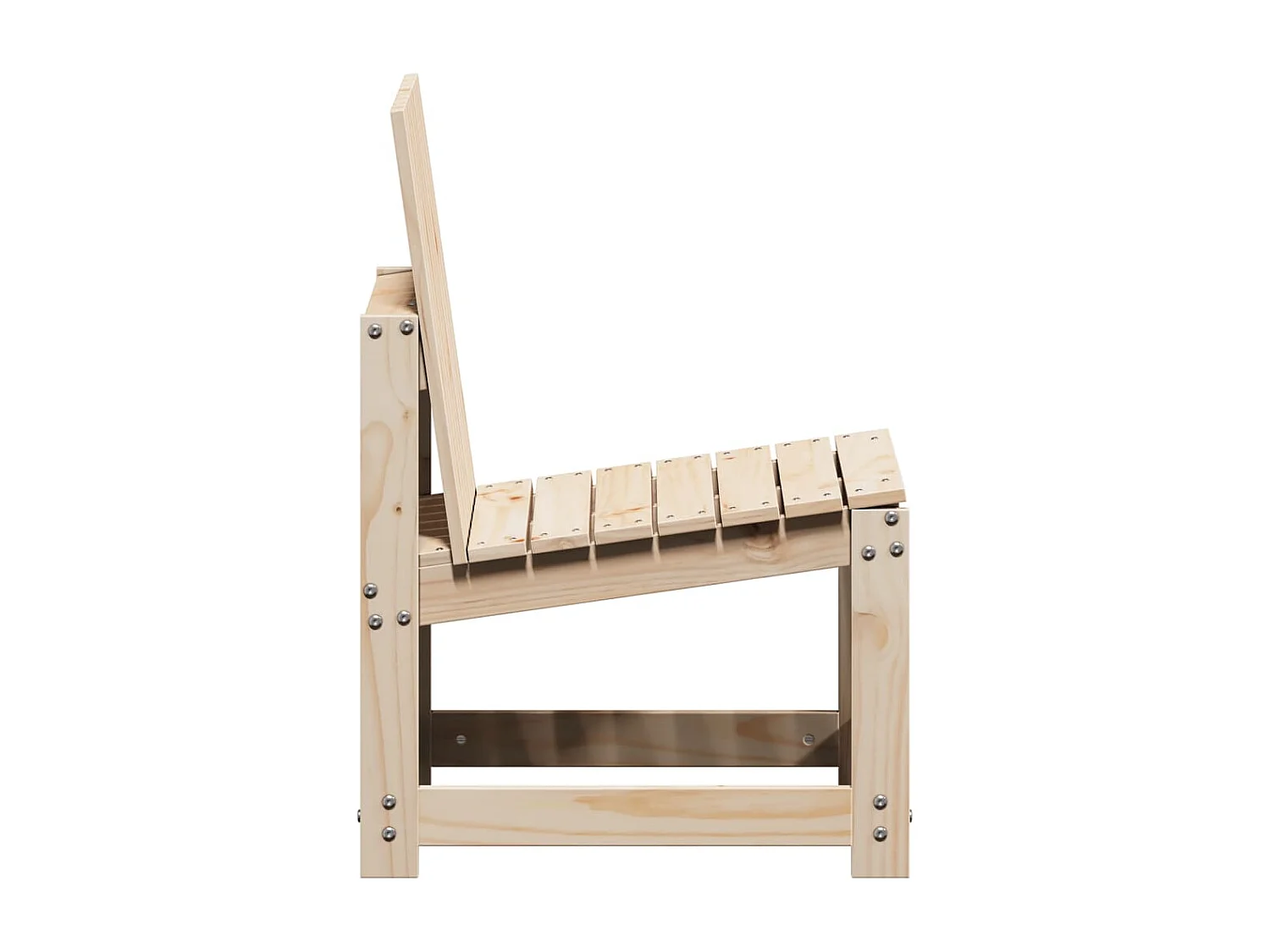 Tuinstoel 50,5x55x77 cm massief grenenhout