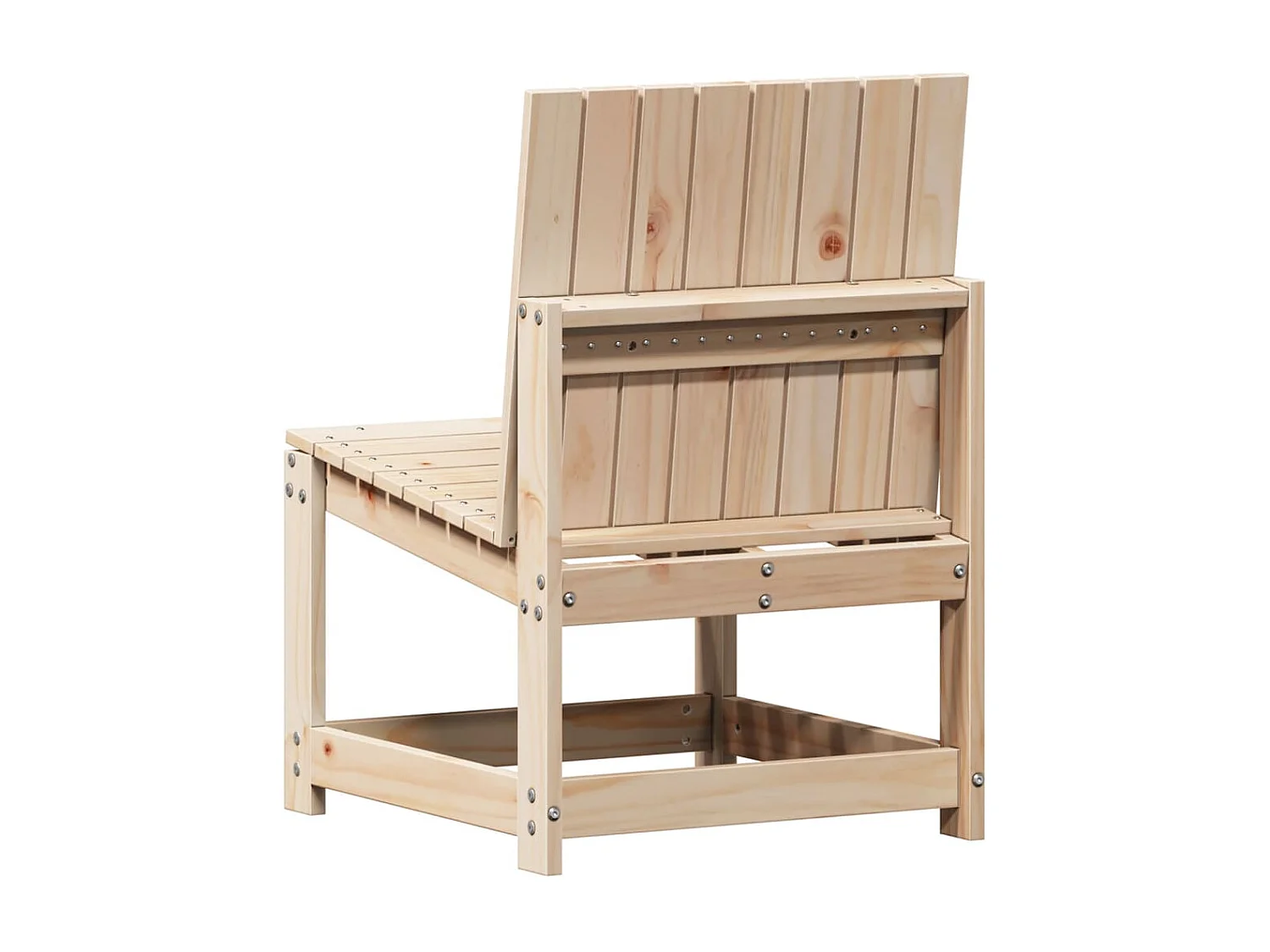 Tuinstoel 50,5x55x77 cm massief grenenhout