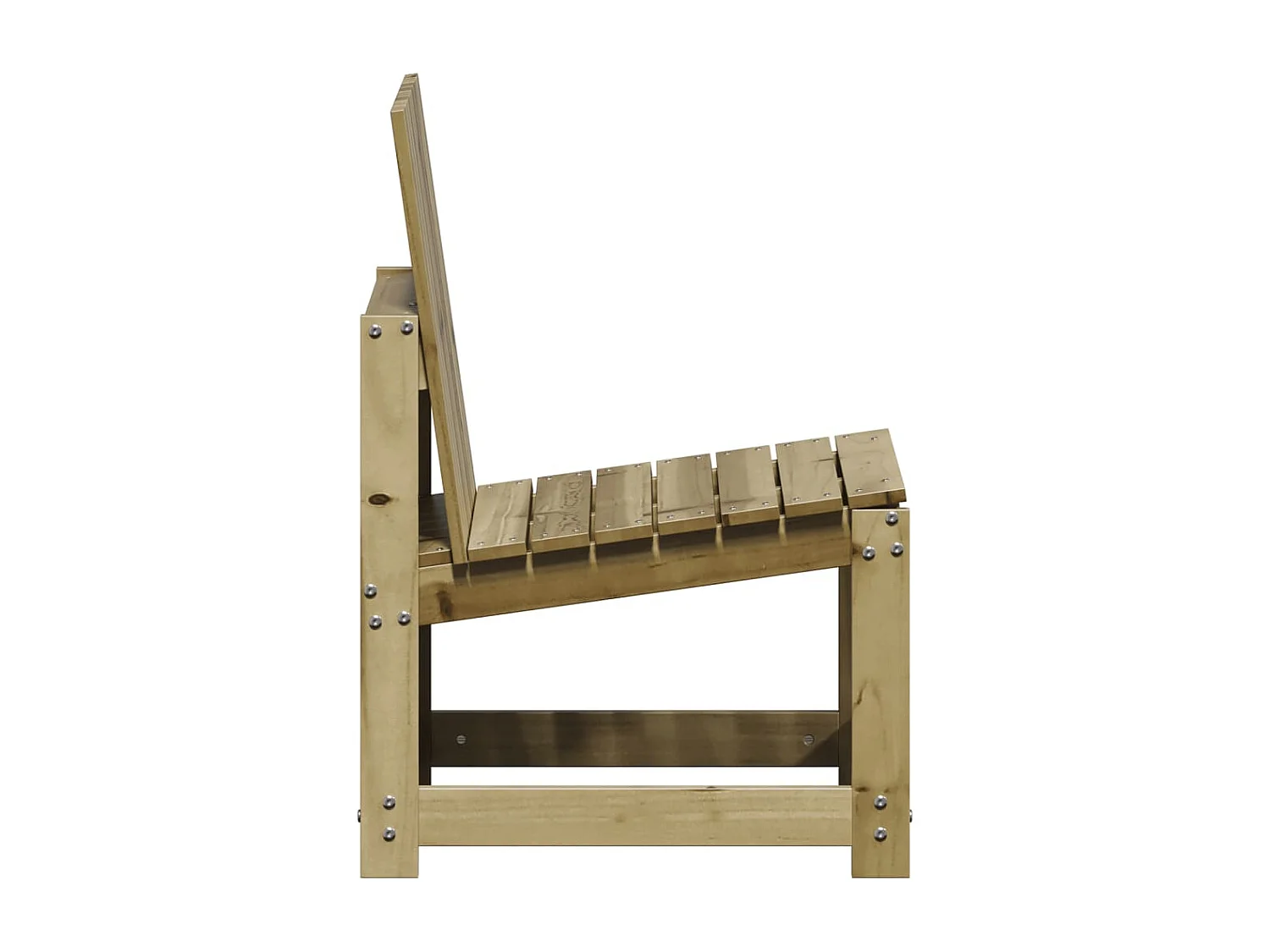 Tuinstoel 50,5x55x77 cm geïmpregneerd grenenhout