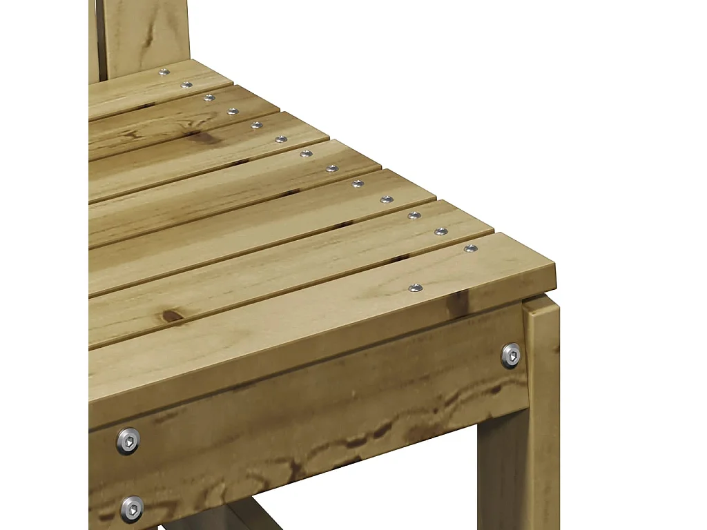 Chaise de jardin 50,5x55x77 cm bois de pin imprégné