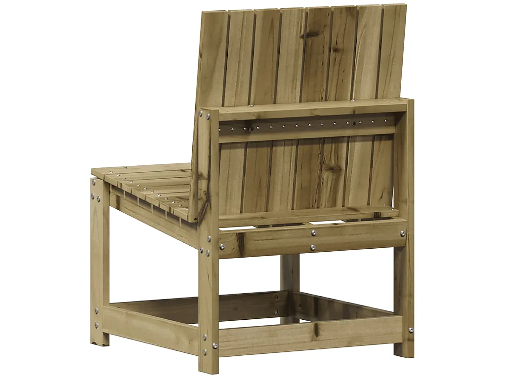 Chaise de jardin 50,5x55x77 cm bois de pin imprégné