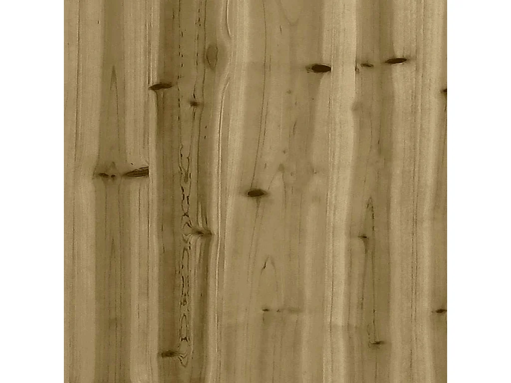 Gartenhocker mit Kissen 2 Stk. Kiefernholz Imprägniert