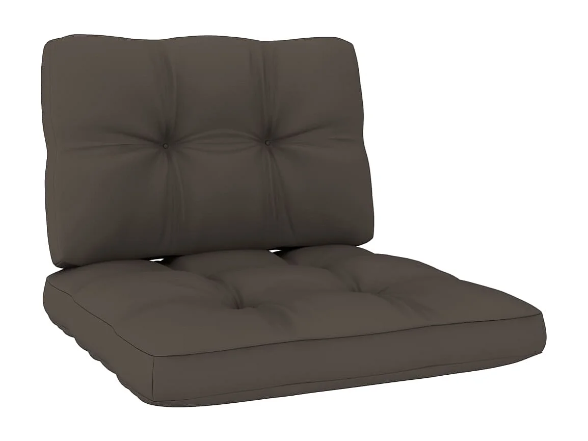 3 pcs conjunto lounge de jardim com almofadões pinho impregnado