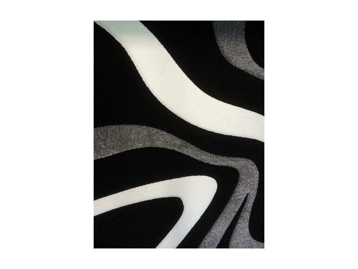 Tapis salon 200x290 cm Rectangulaire DIAMOND 760-910 Gris Salle à manger adapté au chauffage par le sol