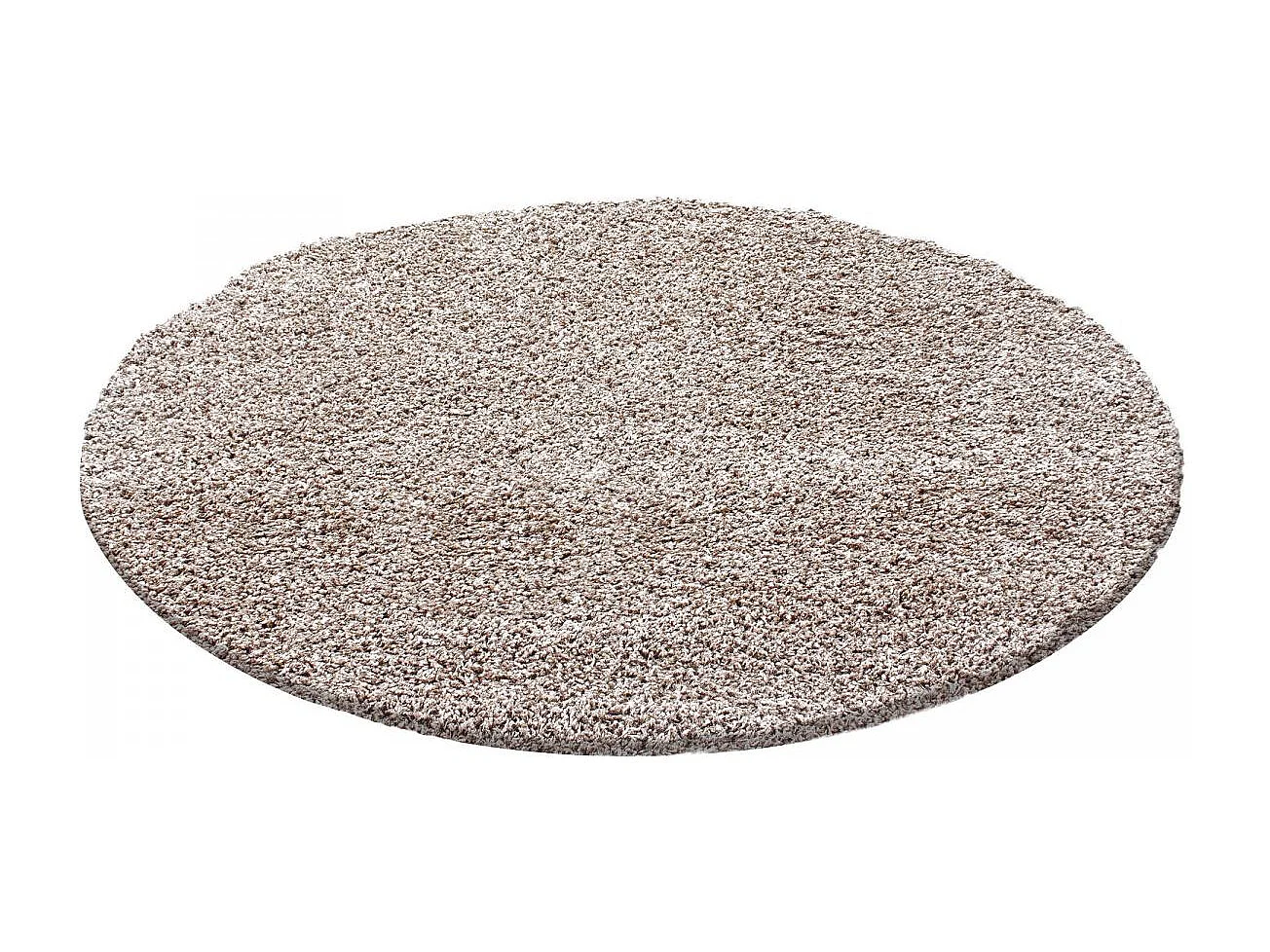Tapis poils longs shaggy 240x340 rectangle tissé beige motif uni UNI L