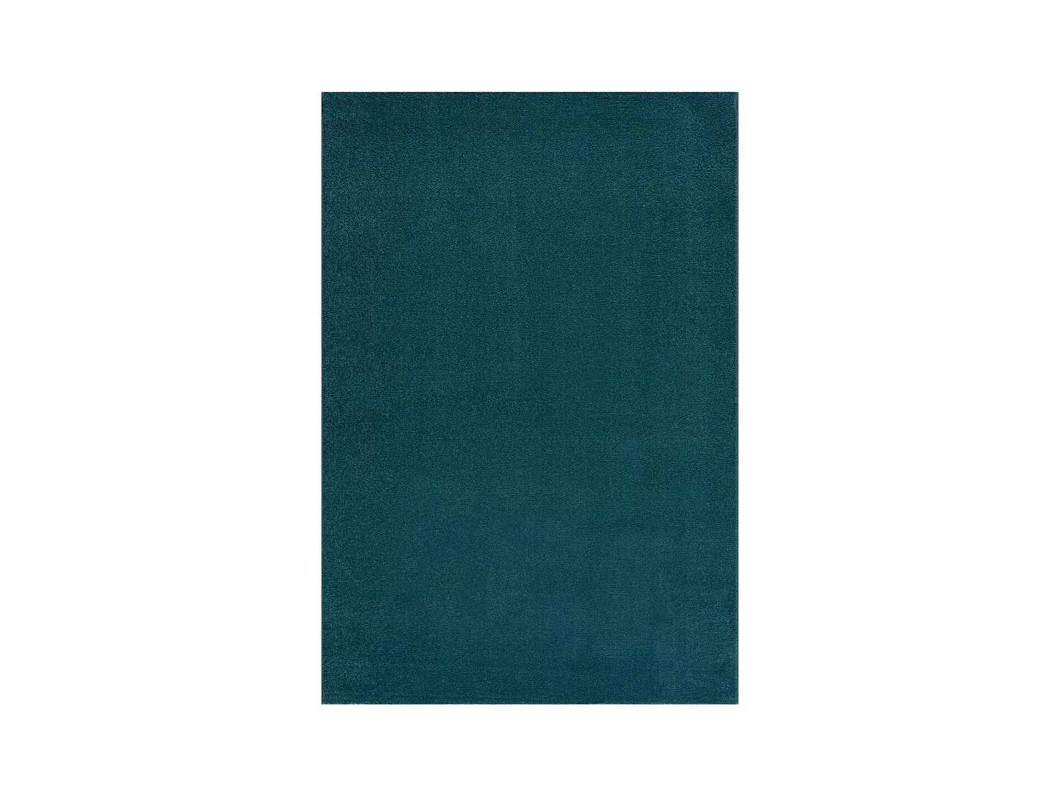 tapis salle de gym Ø200cm tissé bleu foncé rond motif uni NOSSA