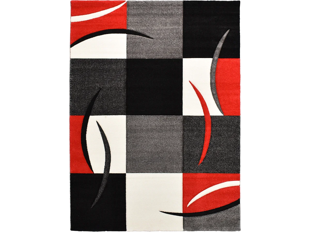 Tappeto per soggiorno e camera da letto tessuto motivo geometrico DI 65