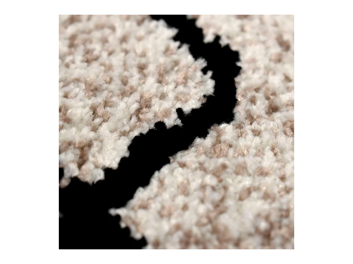 Tapis berbère 120x170 tissé motifs tribaux LYN8 MABAL beige