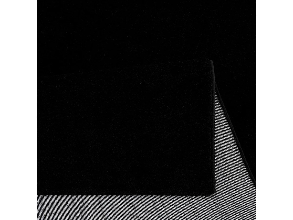 tappeto per spazi aperti 140x200 tessuto rettangolo nero tinta unita NOSSA