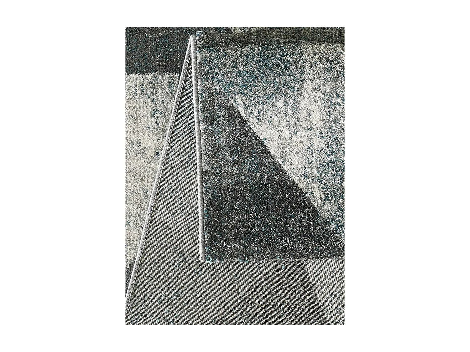 tapis chambre 80x150 tissé gris foncé rectangle motif scandinave BENTO