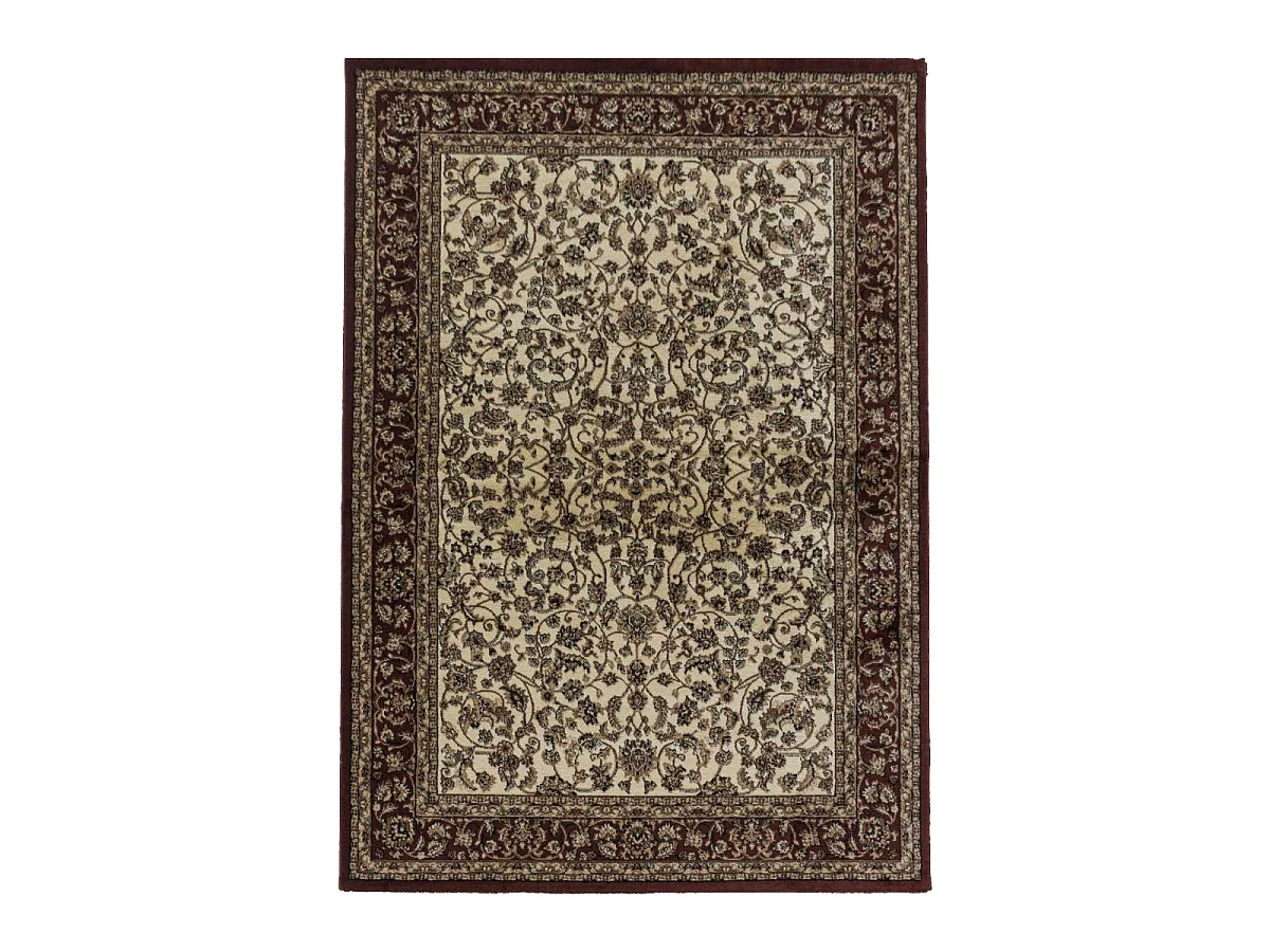 Tapis orient 200x290 rectangle crème tissé motif classique TIBRICAL