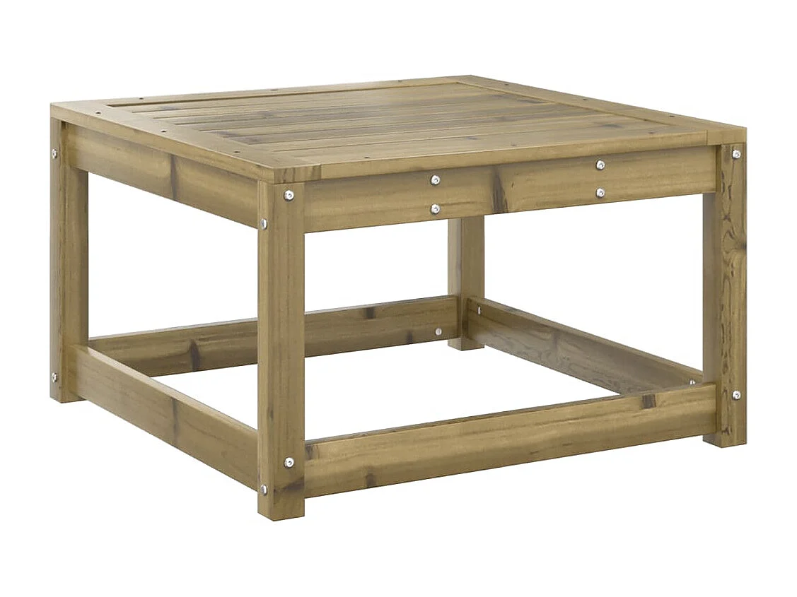 Set Salotto da Giardino 7 pz in Legno Impregnato di Pino